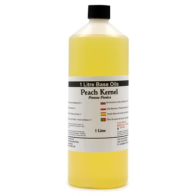 Pfirsichkernöl | Prunus Persica   1 Liter   Basis-OIl für DIY Cremes und Seifen