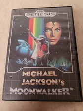 Michael Jackson's Moonwalker Sega Genesis, 1990 Cartridge In Box