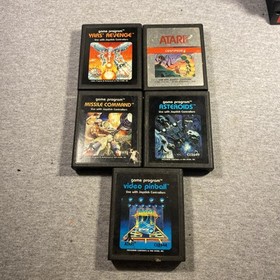 Atari 2600 Console Bundle with 2 Controllers and 15 Games Selling AS-IS UNTESTED