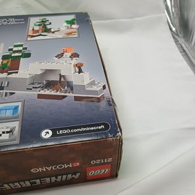 LEGO Minecraft The Snow Hideout 21120 Retired NISB but some damage
