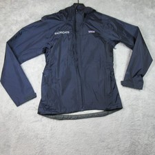 Patagonia Torrentshell Jacket Womens Small Navy H2NO Rain Hooded Full Zip 83807