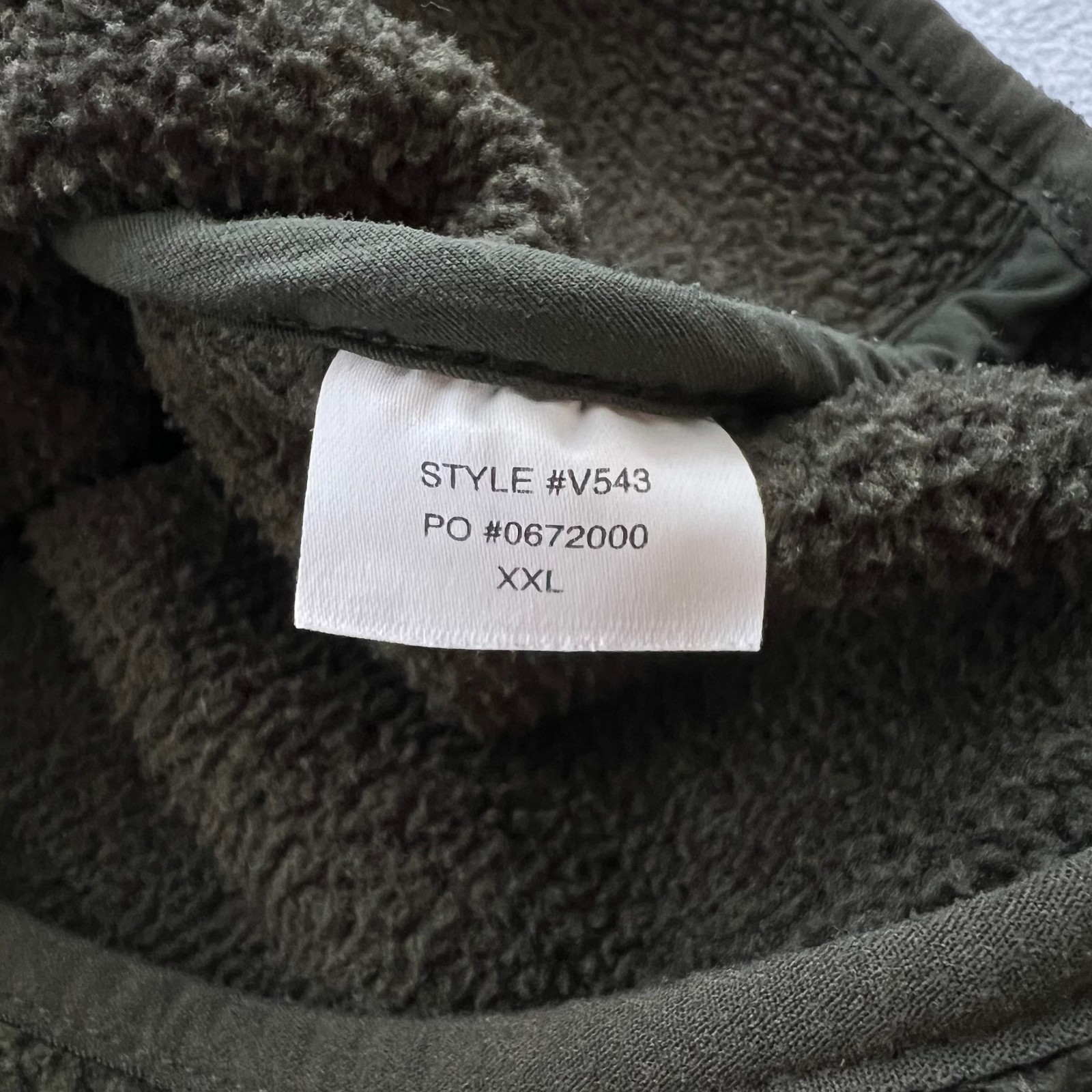 Vuori Idyllwild Fleece Sherpa Jacket Full Zip Men's XXL Green Chore Coat V543