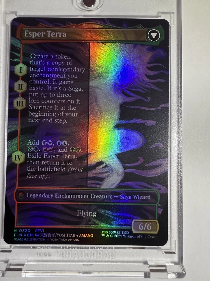 Terra, Magical Adept (Borderless) Final Fantasy Foil MTG - Image 2 of 4