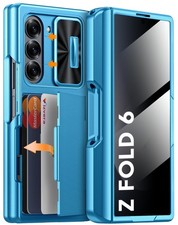 for Galaxy Z Fold 6 Case Wallet,Rfid Cards Holder S Pen Holder Privacy Screen