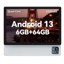 Anmecs 10.1" Android 13 Tablet 6GB RAM,64GB Quad Core 1280×800 HD Touchscreen