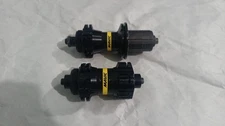 Mavic Crossmax Disc TA15/QR 24h Straight-Pull Hub Set - Black