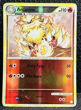 Pokémon TCG - Arcanine 1/123 Heartgold & Soulsilver Reverse Holo - MP