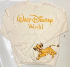 BNWT Walt Disney World The Lion King Pullover Top Sz XL Beige