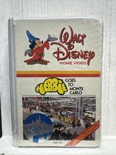 Walt Disney Home Video Sealed Beta Herbie Goes To Monte Carlo New