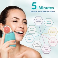 Silicone Ice Face Roller Contour Shrink Pores...