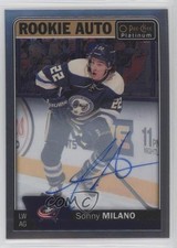 2016-17 O-Pee-Chee Platinum Rookie Auto Sonny Milano #R-SM Auto 3bu