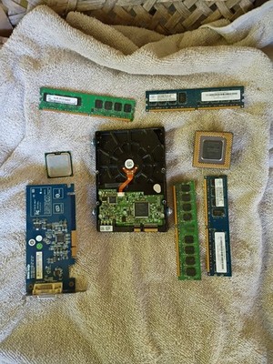 Lot Of Assorted 8 CPU For Gold Reclamation
