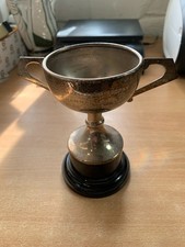 1969 "JOHN SHAKESPEARE TROPHY" PIGEON RACING EPNS 14cm-TALL TROPHY (P3)