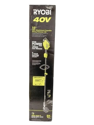 RYOBI 40V 15" Attachment Capable String Trimmer Kit - RY40ST01K - Image 1 of 2