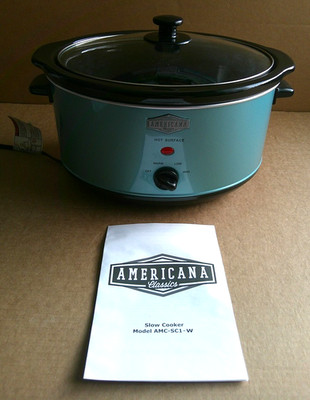 Americana Classics 5-Quart Slow Cooker NEW....Open Box