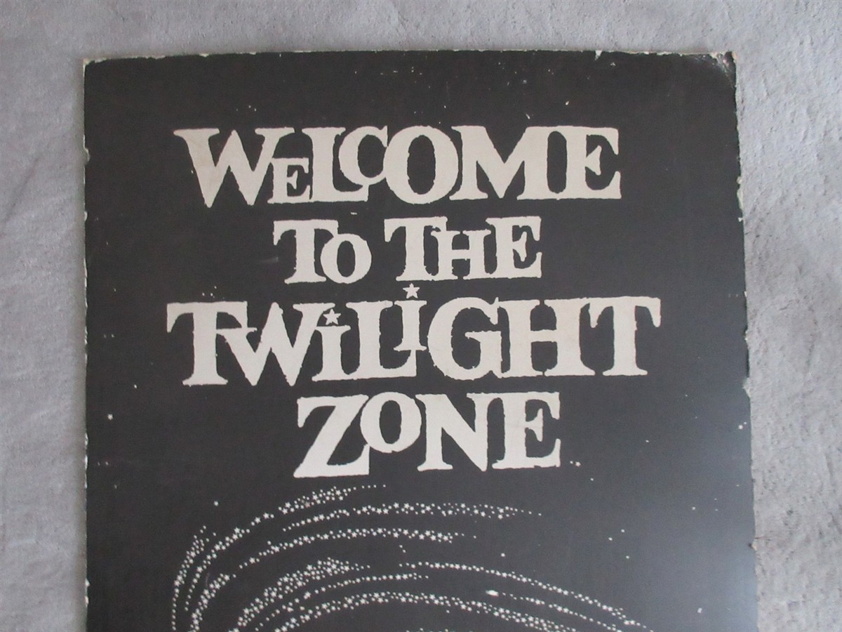 RARE - PEPSI LARGE Posterboard SIGN Welcome to the Twilight Zone