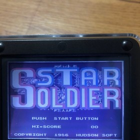 Game Boy Advance Famicom Mini Star Soldier Excite Bike Set of 2 with case and