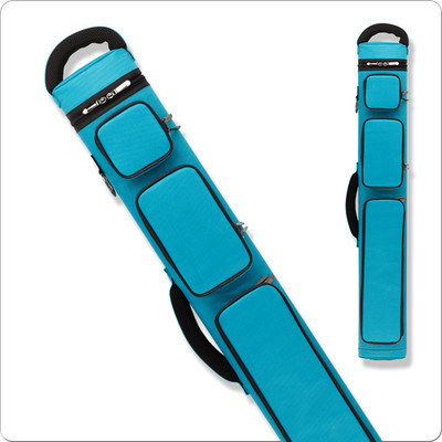 Action ACB24 TEAL 2Bx4S Billiards Pool Cue Stick Case w/ Backpack Strap