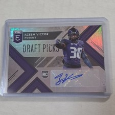2018 Panini Elite Draft Picks Azeem Victor Rookie Autograph #223 Washington