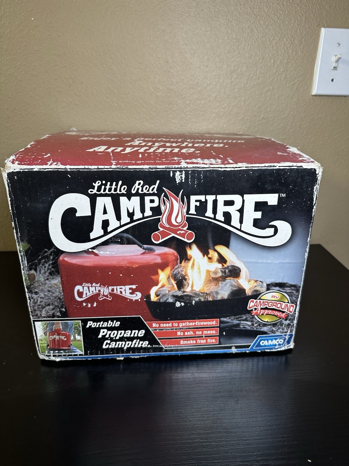 CAMCO Little Red 11.25" Portable Propane Camp Fire (58031) S