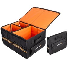 Standard Trunk Organizer, 48L, Multi-Compartment Collapsible Car Organizers a...