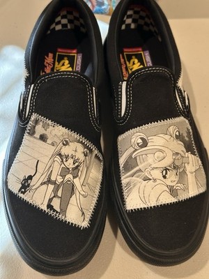 NWT Brand New Limited Edition Vans x Sailor Moon Slip-Ons  - Size US Mens 10