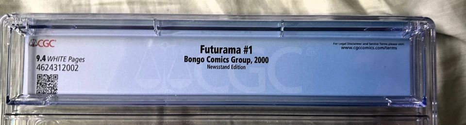 Futurama #1 2000 Bongo Comics CGC 9.4 Newsstand - Image 4 of 4