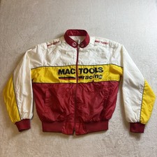 Vintage 90's Mac Tools Lightweight Racing Mens Y2K Jacket Size Large Made In USA