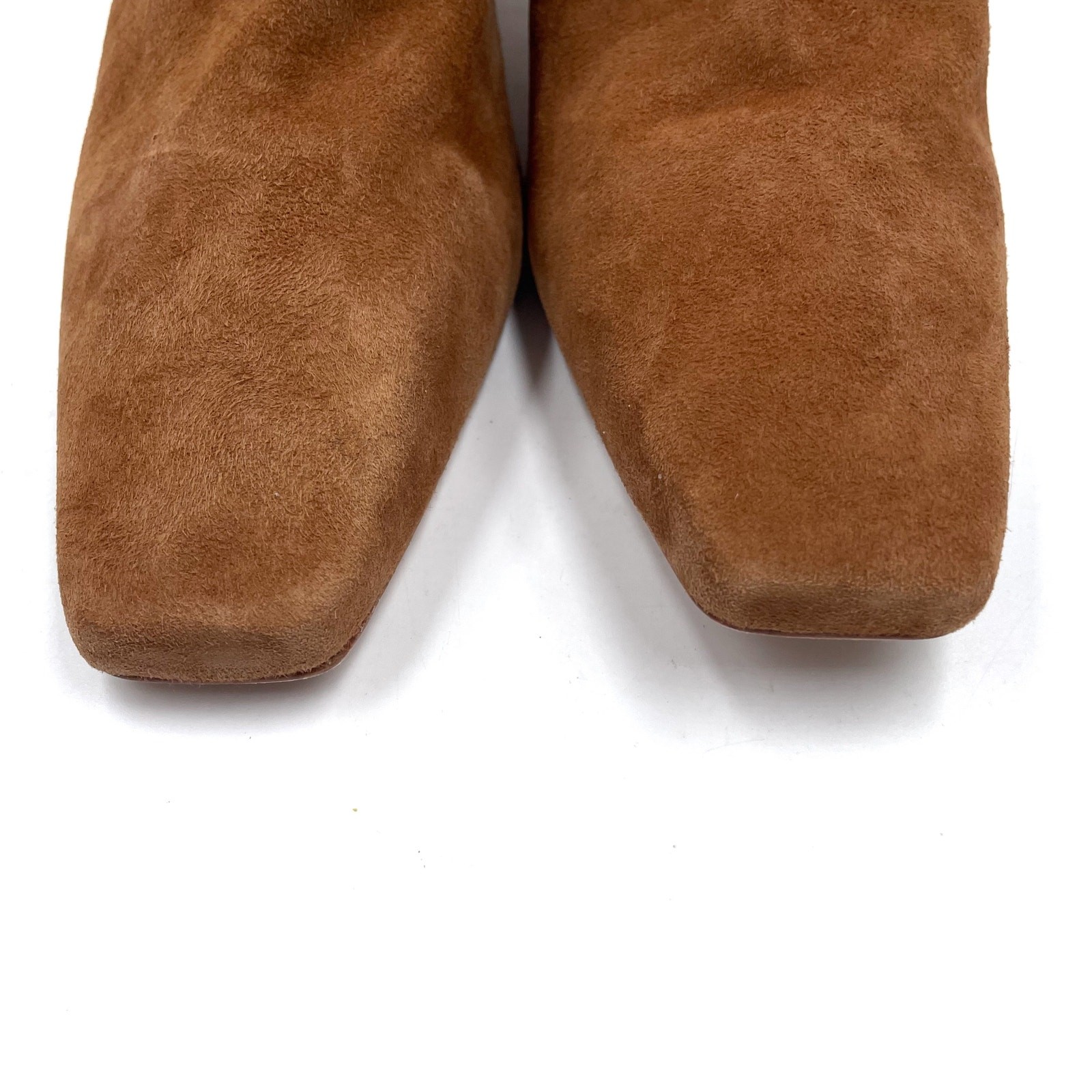 Reformation Reiss Over The Knee Boots Brown Suede Block Heel Pull On Sz 9.5 image 7