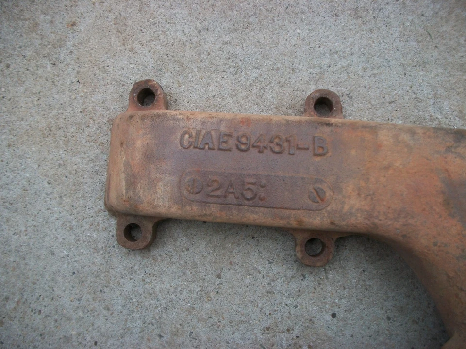 Ford Thunderbird Fairlane Galaxie 1960-1962 BONITO 390 colector de escape con fecha 1D27 Foto 2 de 4