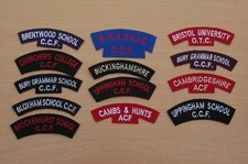 Army & Combined Cadet Force Felt - Sew on Patches