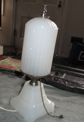 Houze Glass “Skyscraper” Boudoir Lamp