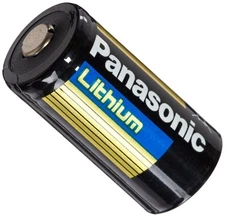 Panasonic CR123A-12PK Lithium 3V Photo Lithium Battery, 0.67" Diameter