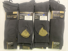 New, Gold Toe Premier Men's Metropolitan Dress Crew Socks, Black, 12 pairs
