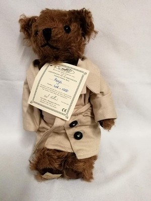 Dean's Rag Book Bears - 'RAGS' Brown 29cm Collectors Bear Limited Edition'