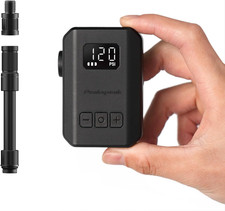Mini Electric Bike Pump AS260PRO, 120PSI Portable Bicycle Pump with Gauge Auto