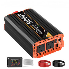 Pure Sine Wave Power Inverter 1500W 2000W 3000W 12V/24V 240V Camping Boat Remote