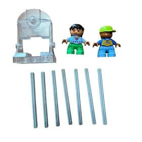 Lego Duplo 9656 Classroom Set 2 RETIRED 2008 Incomplete Box Simple Machines READ