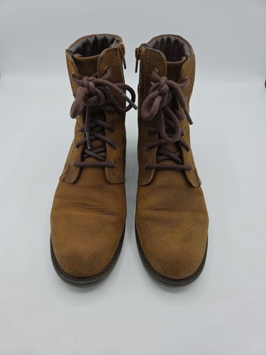 Clarks Orinoco Spice Ladies Brown Snuff Leather Boots - UK Size 6 D - Zip-up - Picture 4 of 11