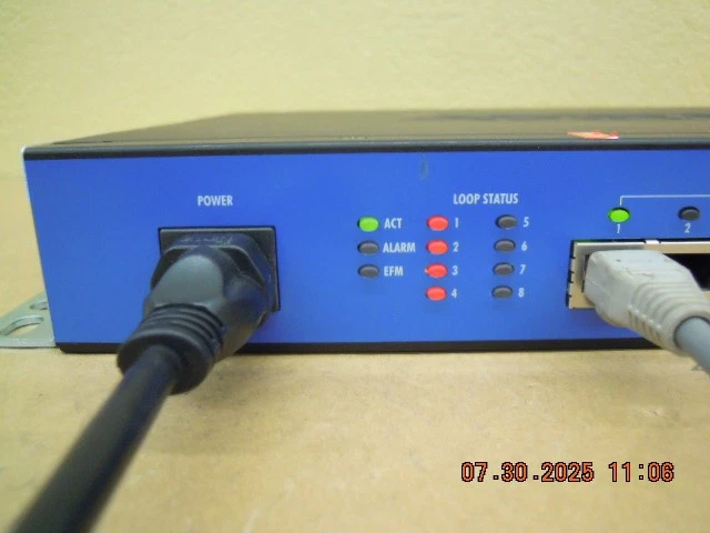 Adtran NetVanta 838T 8-Port Metro Network Ethernet Switch | 1172838G1 | AC Cable - Image 2 of 4