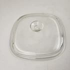 Pyrex A-9-C Clear Glass Lid Replacement Square 8.5 Inch for Corning Ware A9C