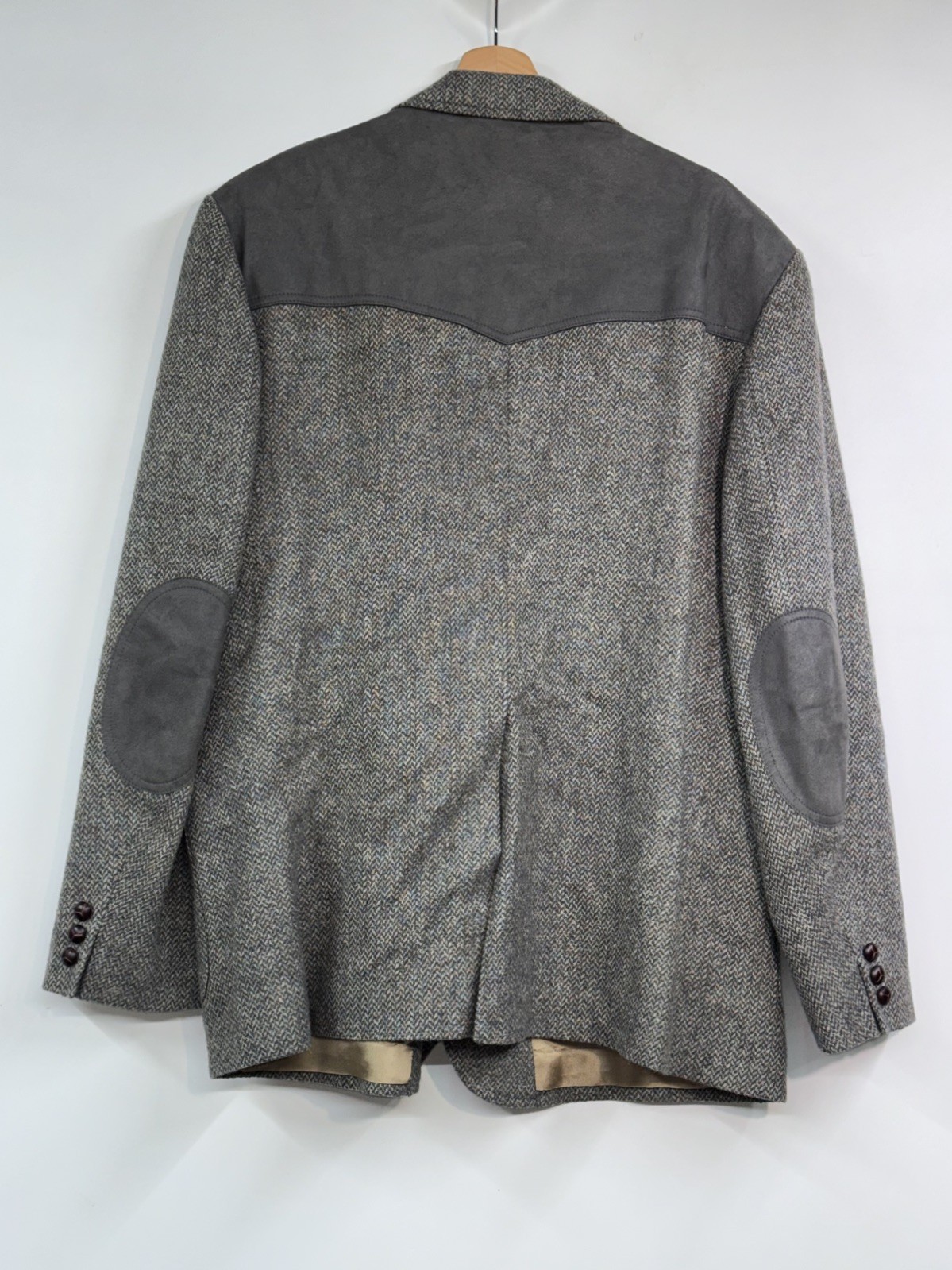 Pendleton Blazer Men's 50  gray Multi Herringbone… - image 3