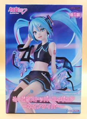 Hatsune Miku Noodle Stopper PVC Statue Neon Cyber 16 cm *NEU*