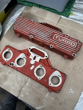 Lotus Esprit Turbo Plenum chamber Cover And Inlet Manifold Connector In Red