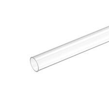 Plastic Pipe Rigid Tube Clear 0.47" 12mm ID 0.51" 13mm OD 9.6" 245mm 