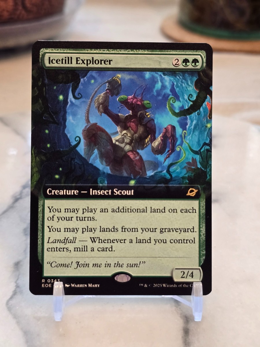 mtg card explorer MTG Icetill Explorer (Extended Art) Edge of Eternities Regular NM