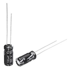 10uF 50V 5x11mm Electrolytic Capacitor, Radial Leads Aluminum Capacitors, 15Pcs