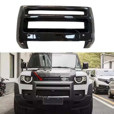 Gloss Black Front Bumper Guard Frame Protector For Defender 90 110 2020-2026