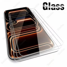Lot Clear Screen Protector Tempered Glass For iPhone17 16 15 14 13 12 11 XR XS X
