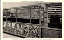 1940'S. ECKERD'S DRUG STORE. COLUMBIA, SC.  POSTCARD QQ16